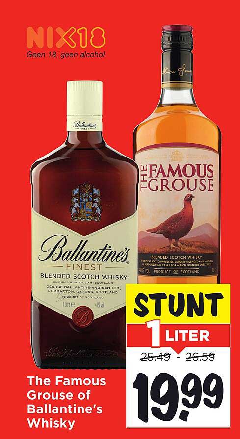 The Famous Grouse of Ballantine's Whisky