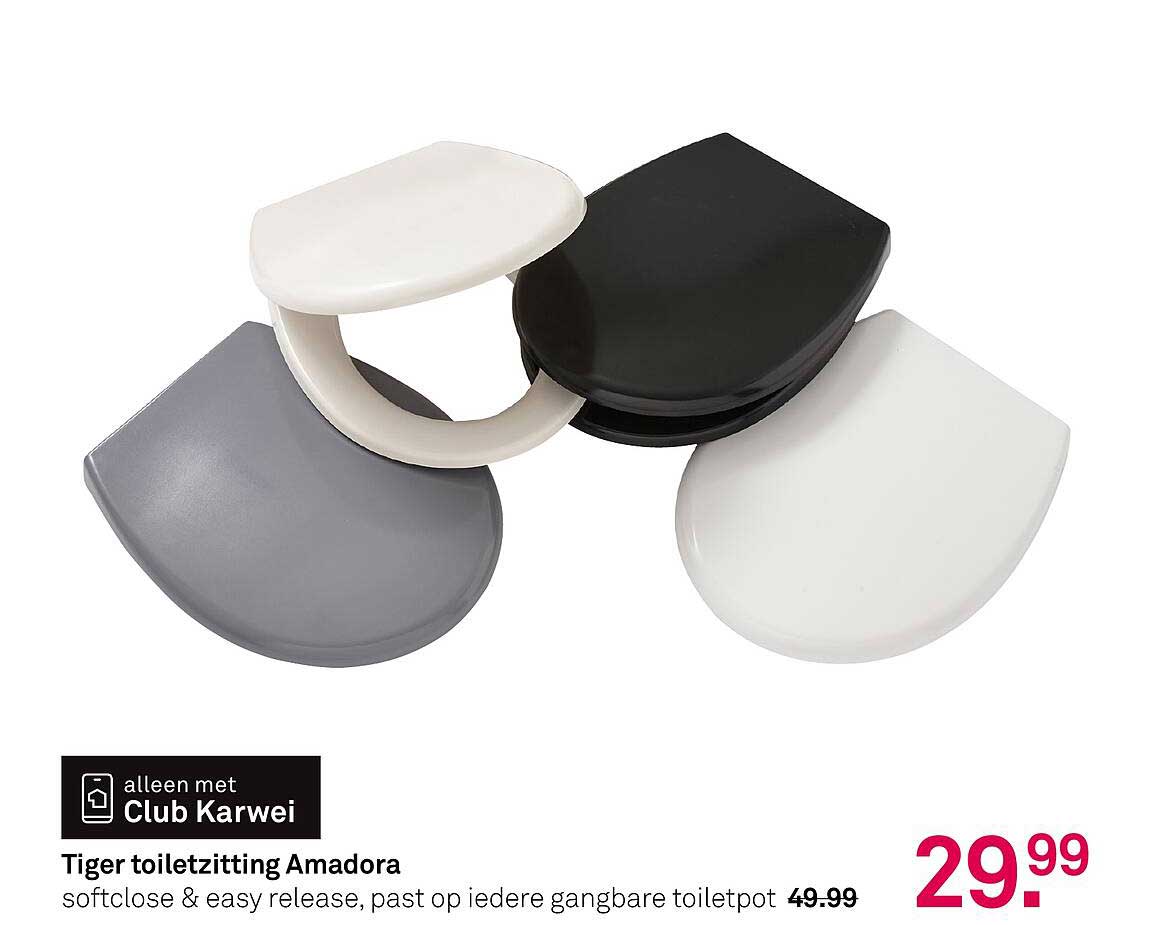 Tiger toiletzitting Amadora