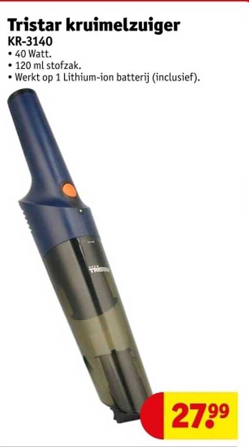 Tristar kruimelzuiger KR-3140