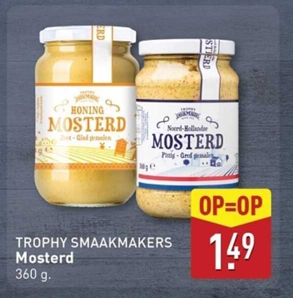 TROPHY SMAAKMAKERS Mosterd