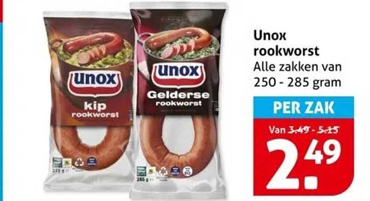 Unox rookworst