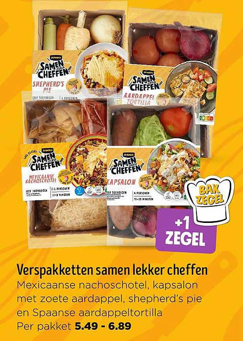 Verspakketten Samen Lekker Cheffen