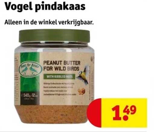 Vogel pindakaas