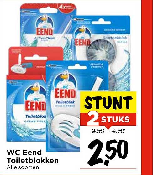 WC Eend Toiletblokken 2 stuks