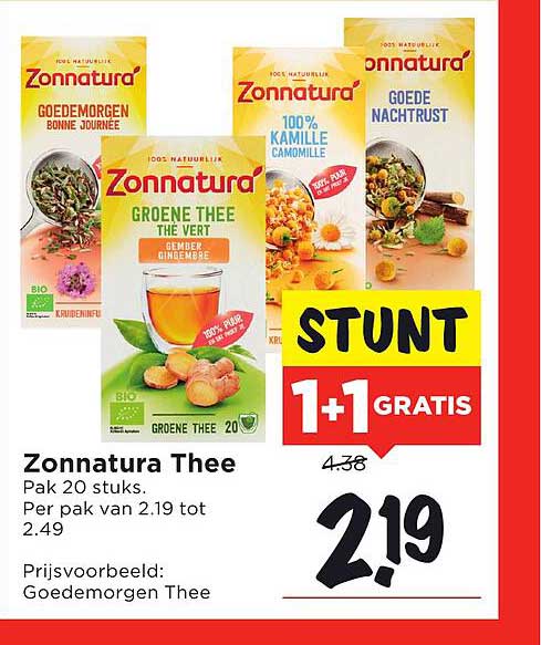Zonnatura Thee Pak 20 stuks