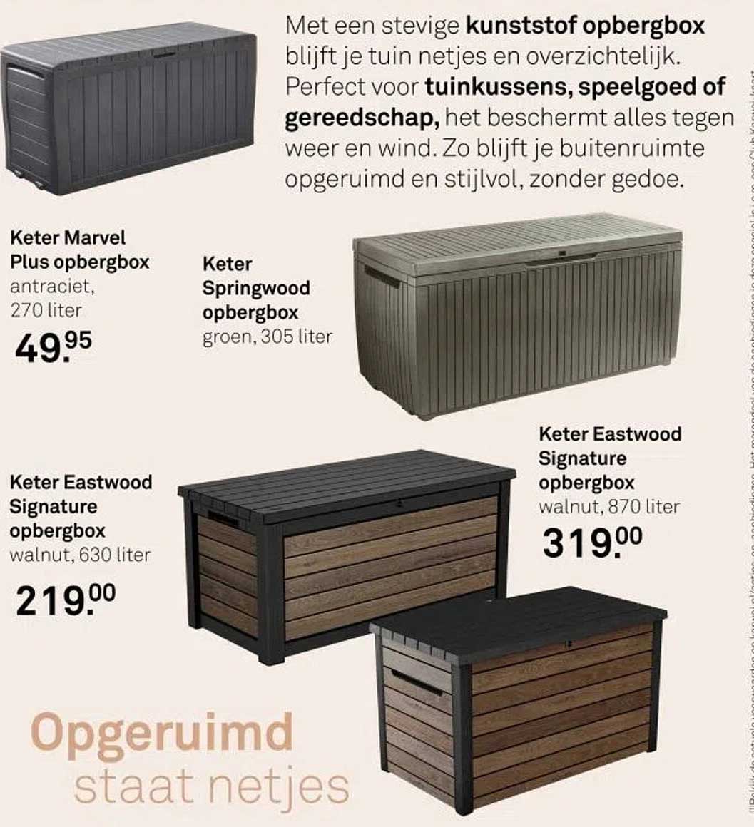 Keter Marvel Plus opbergbox