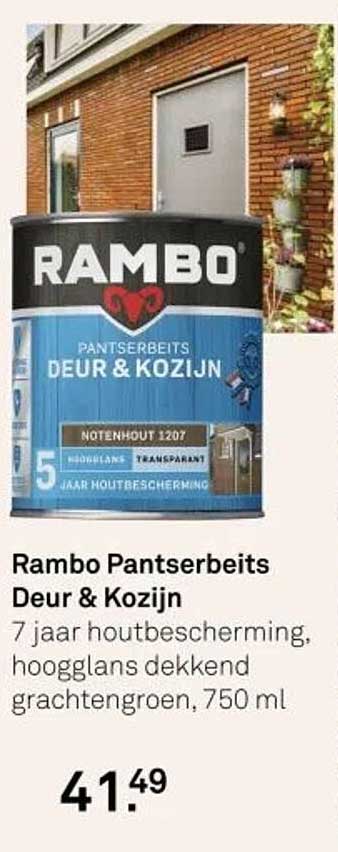 Rambo Pantserbeits Deur & Kozijn