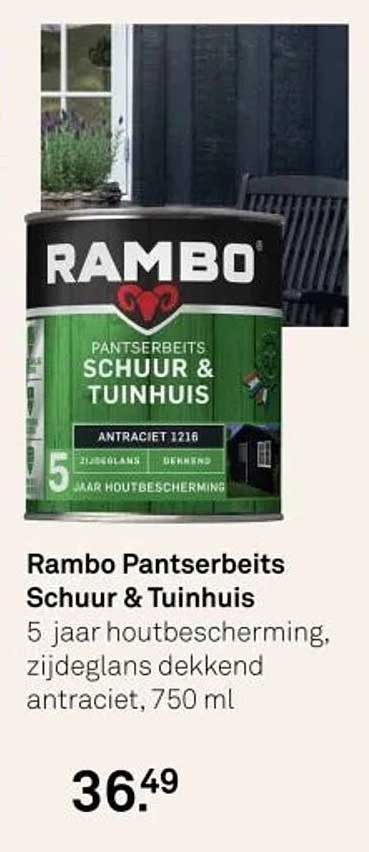 Rambo Pantserbeits Schuur & Tuinhuis