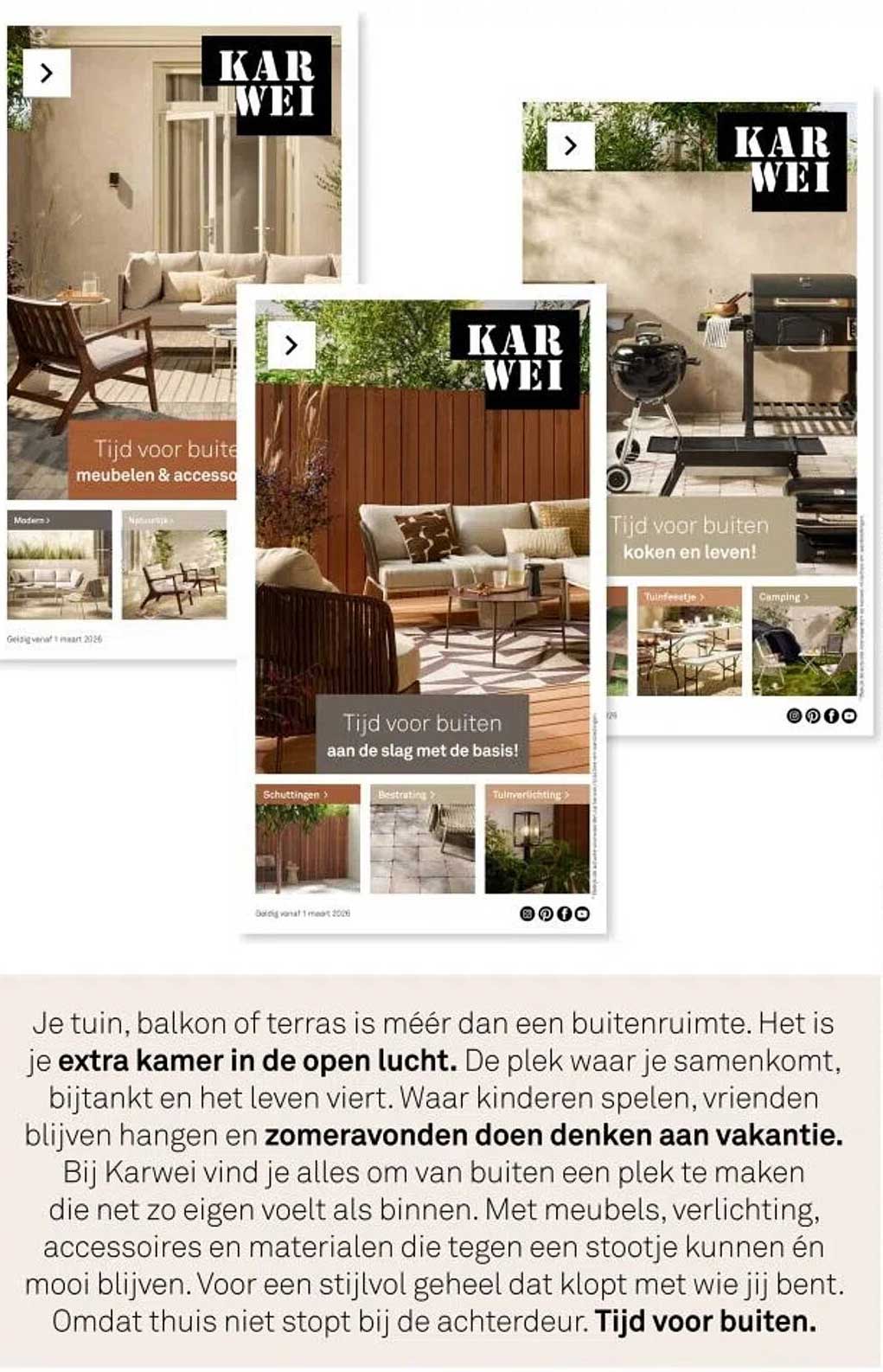 Tijd voor buiten meubels & accessoires!