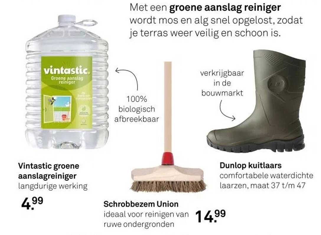 Vintastic groene aanslagreiniger