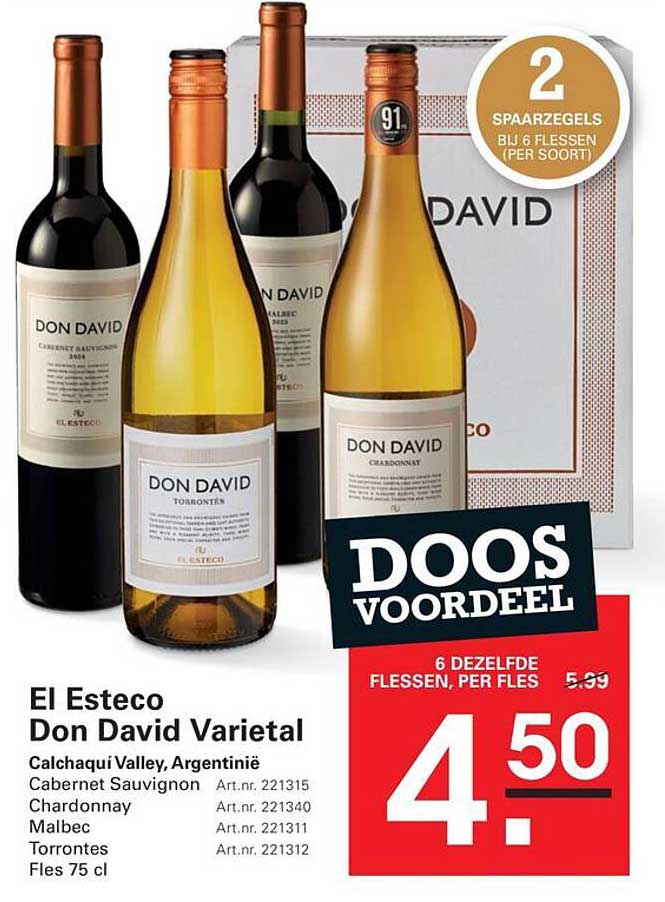 El Esteco Don David Varietal