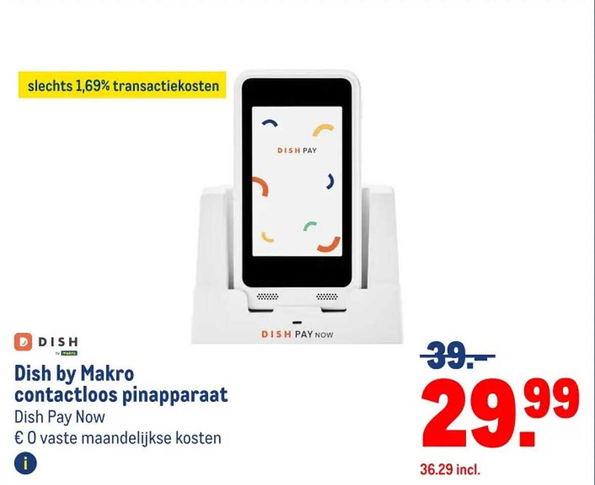 Dish by Makro contactloos pinapparaat