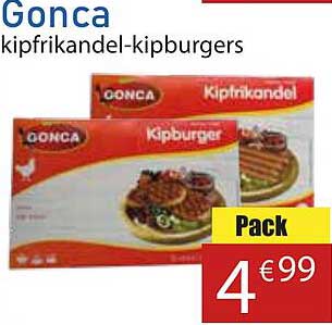 Gonca kipfrikandel-kipburgers