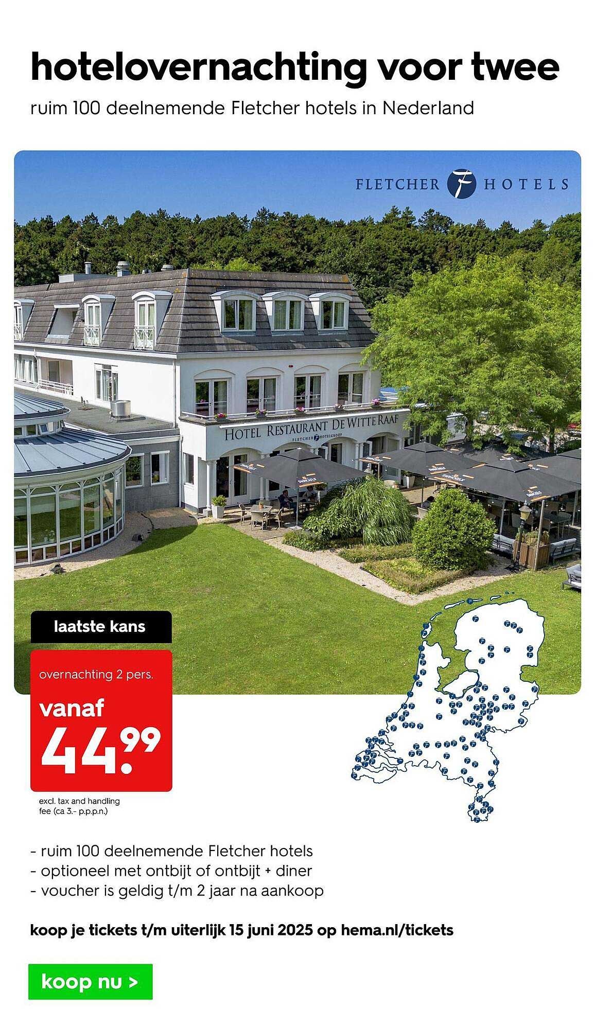 hotelovernachting voor twee