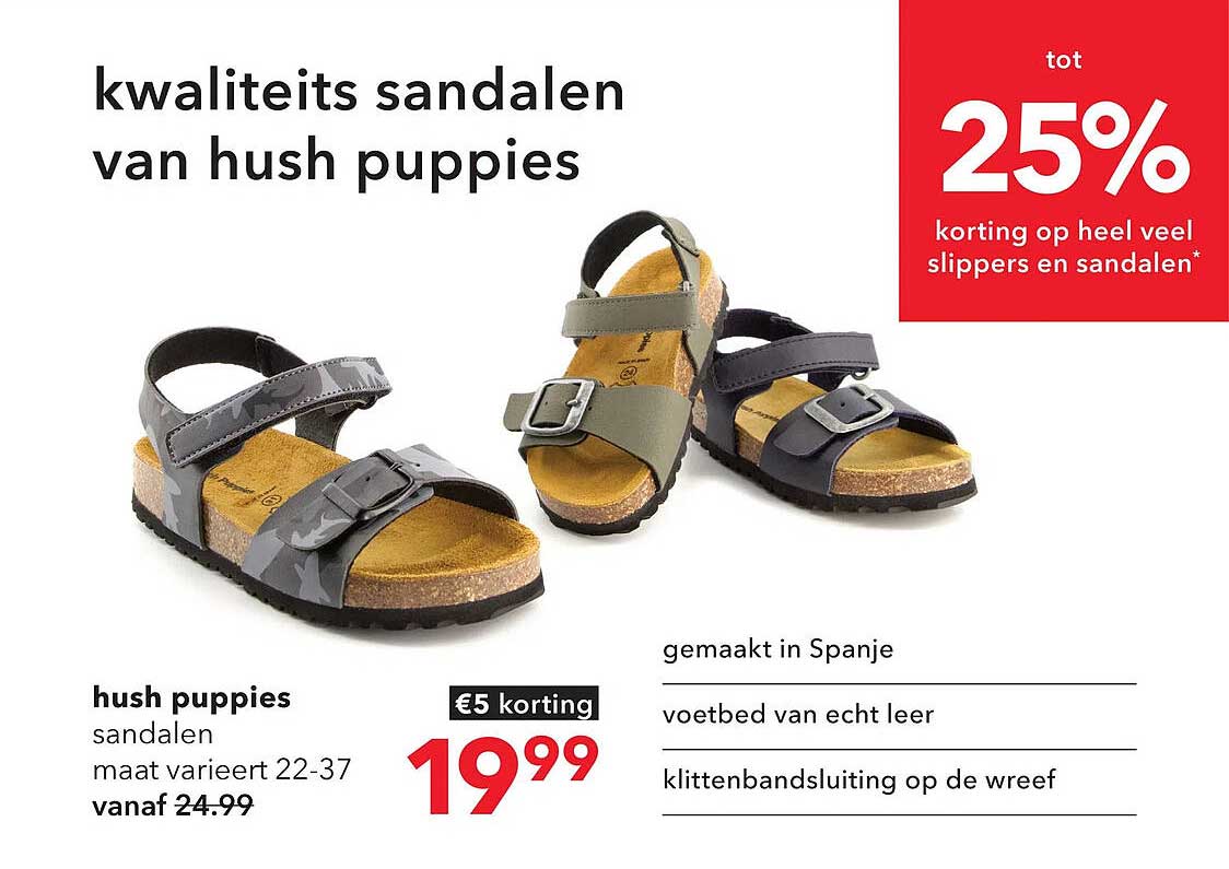kwaliteits sandalen van hush puppies