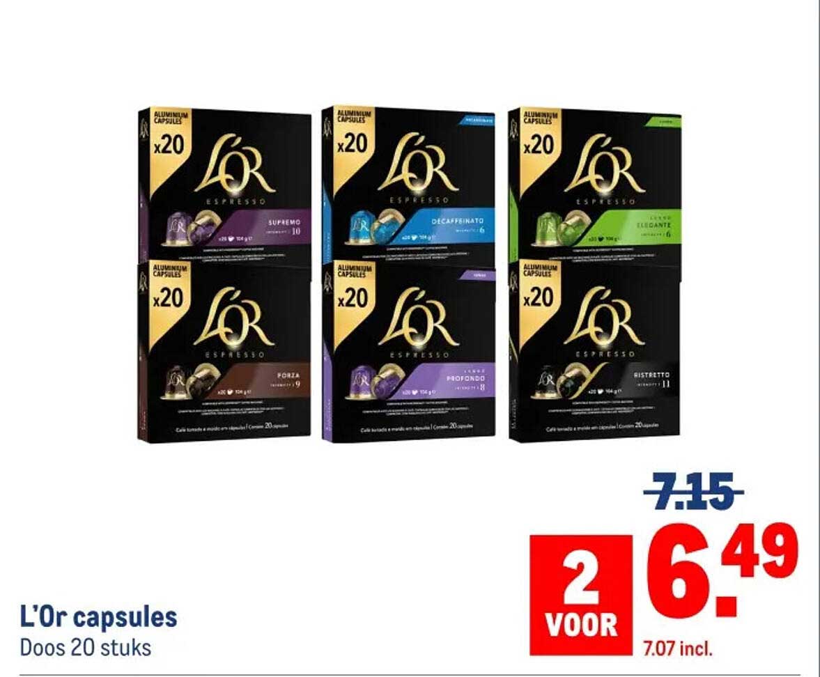 L'Or capsules