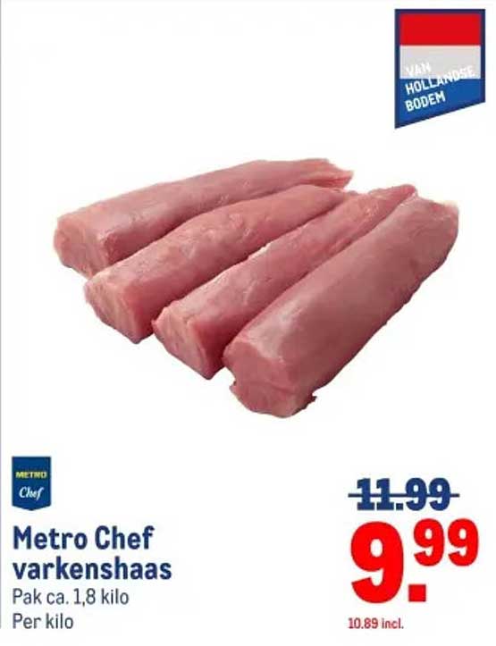 Metro Chef varkenshaas