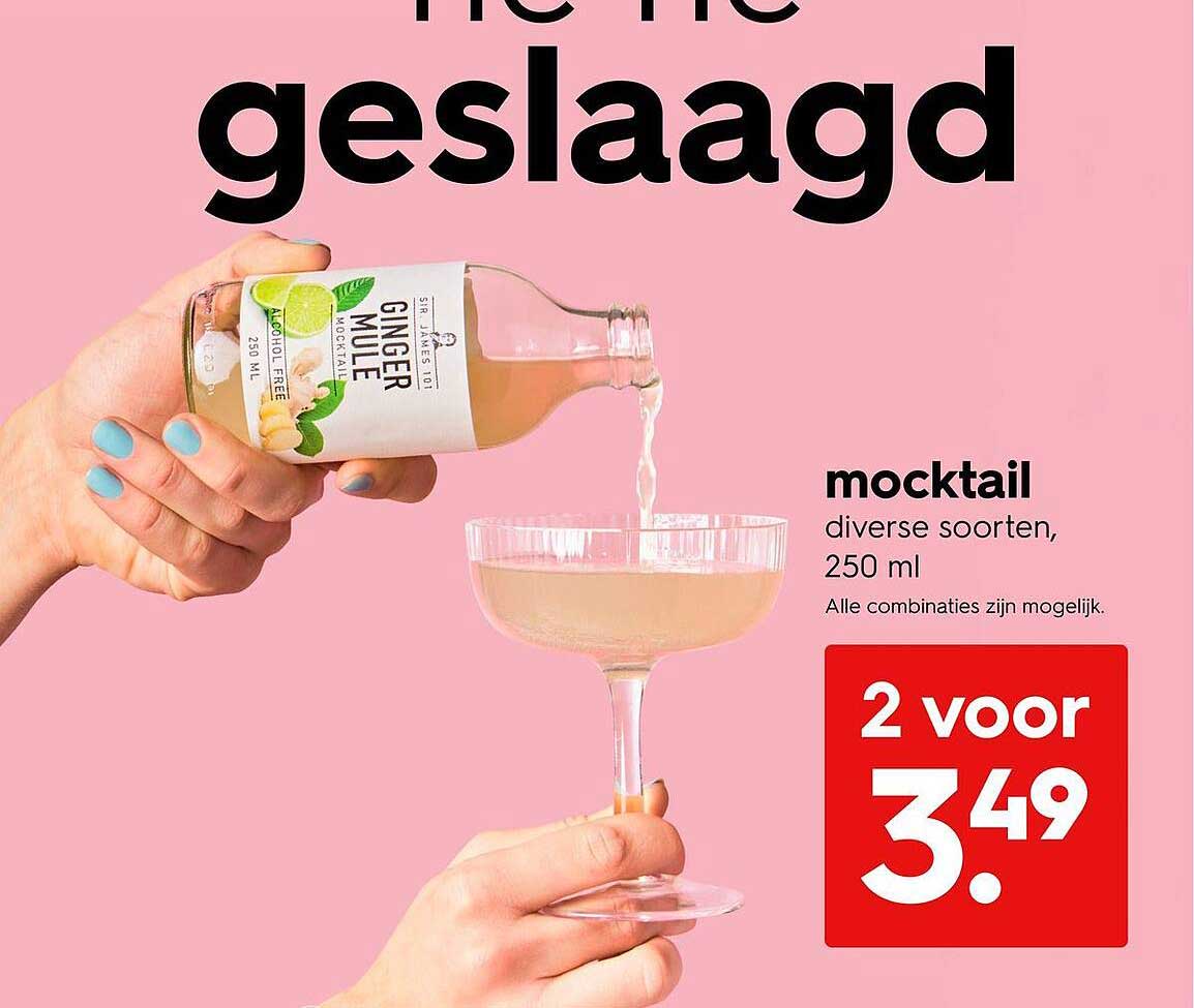 mocktail diverse soorten, 250 ml