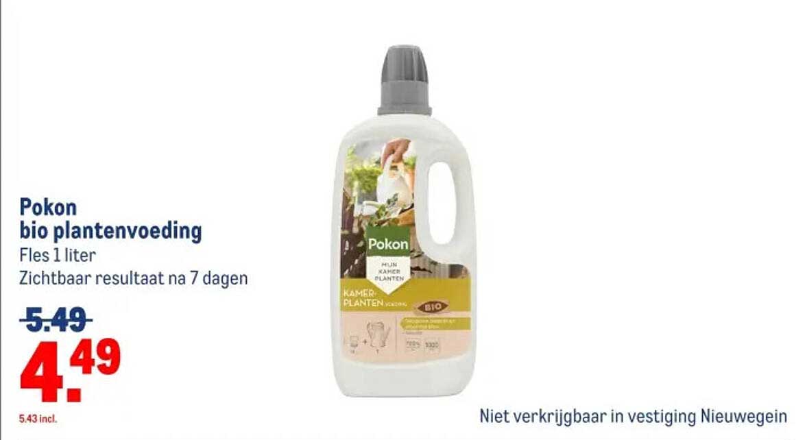Pokon bio plantenvoeding Fles 1 liter