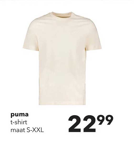 puma t-shirt maat S-XXL