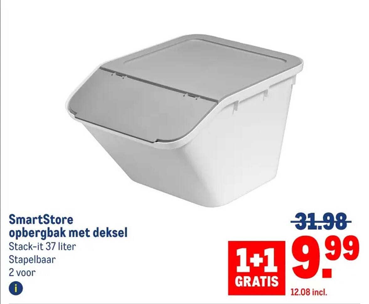 SmartStore opbergbak met deksel
