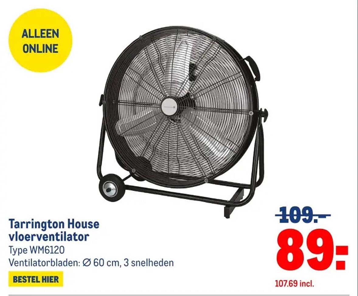 Tarrington House vloerventilator