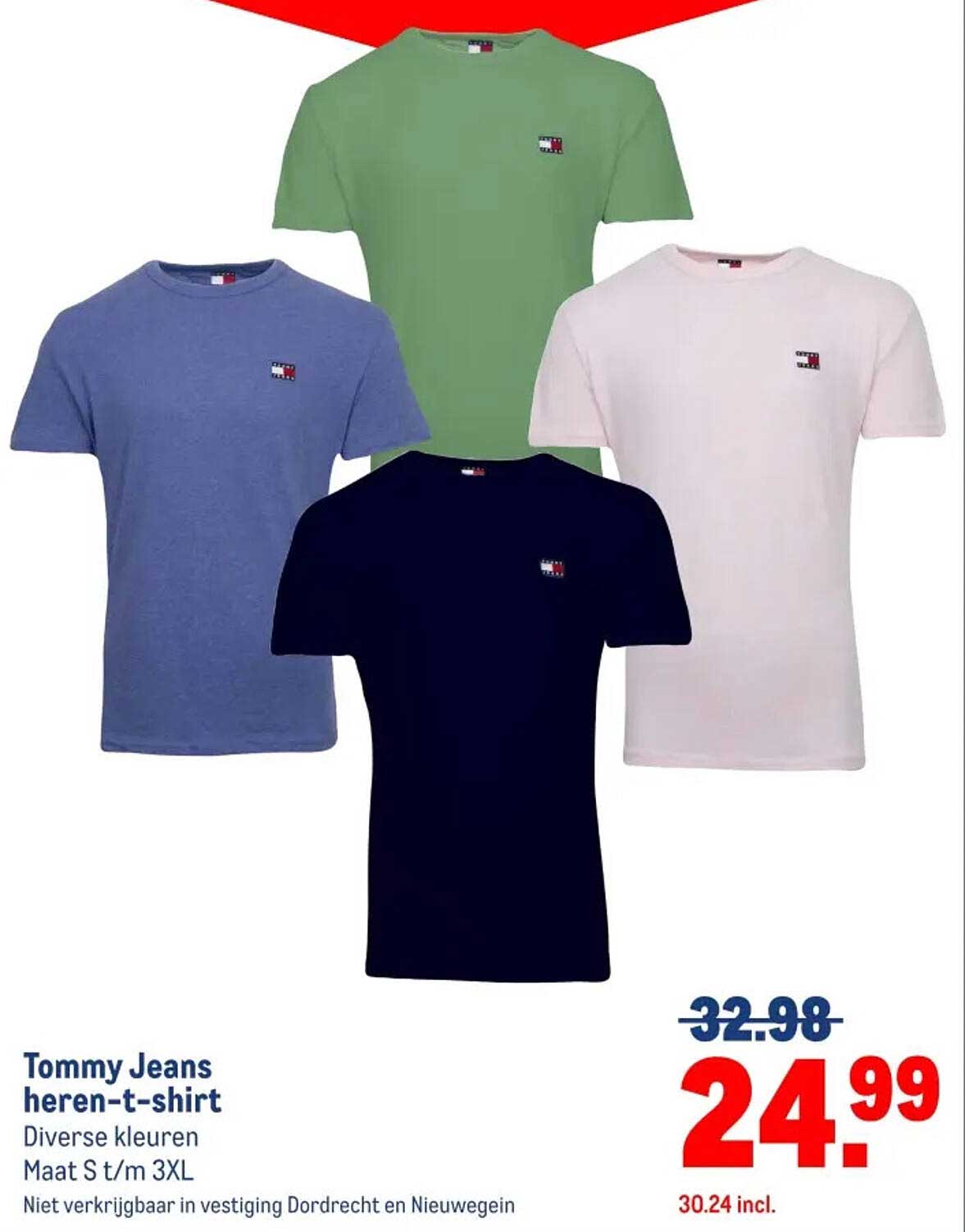 Tommy Jeans heren-t-shirt