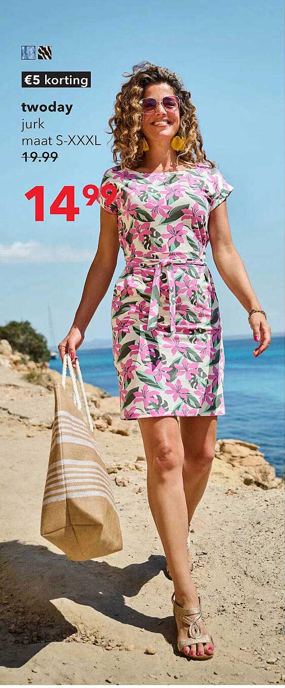 twoday jurk maat S-XXXL