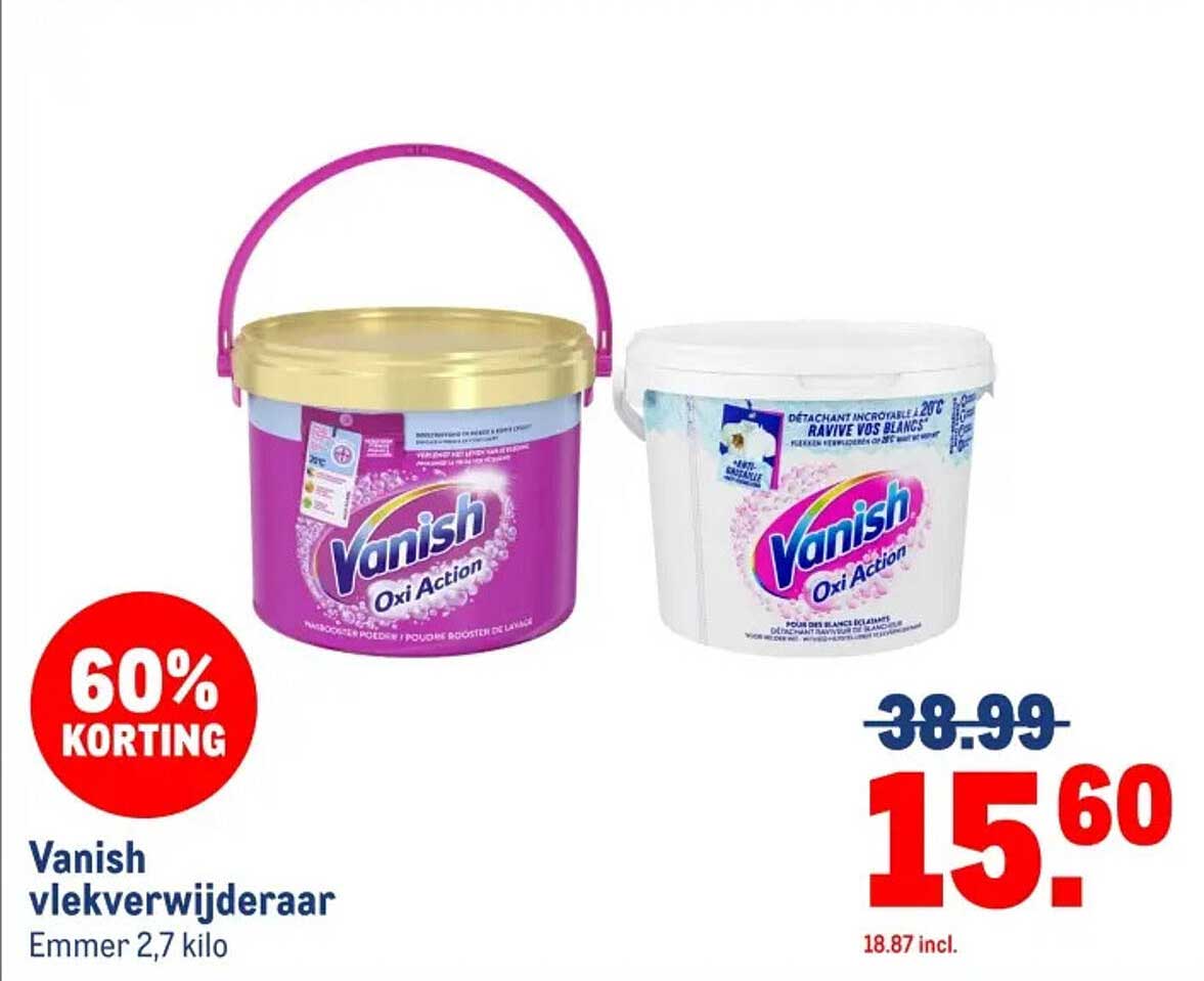 Vanish vlekverwijderaar Emmer 2,7 kilo