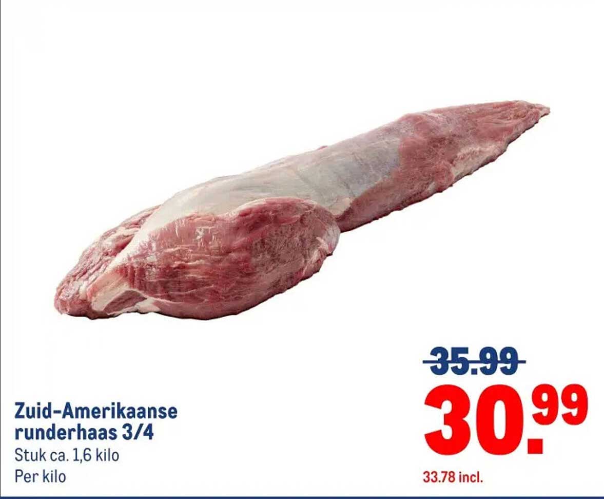 Zuid-Amerikaanse runderhaas 3/4