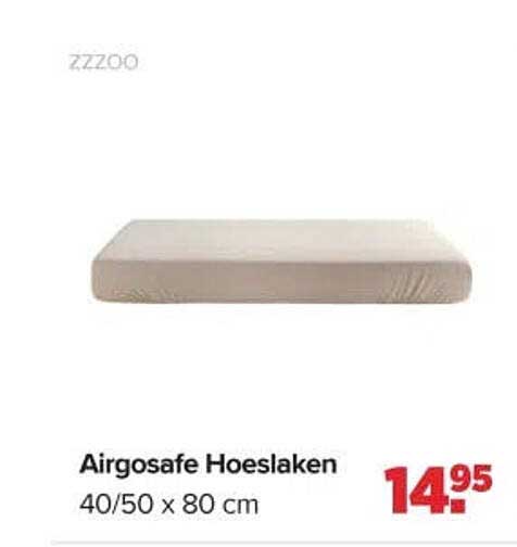 Airosafe Hoeslaken 40/50 x 80 cm