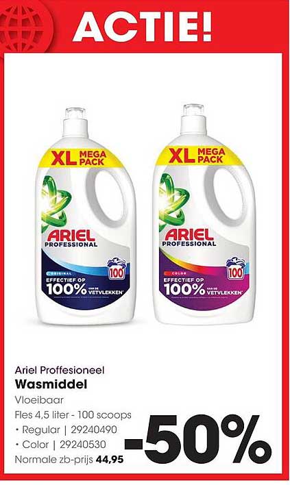 Ariel Professioneel Wasmiddel -50%