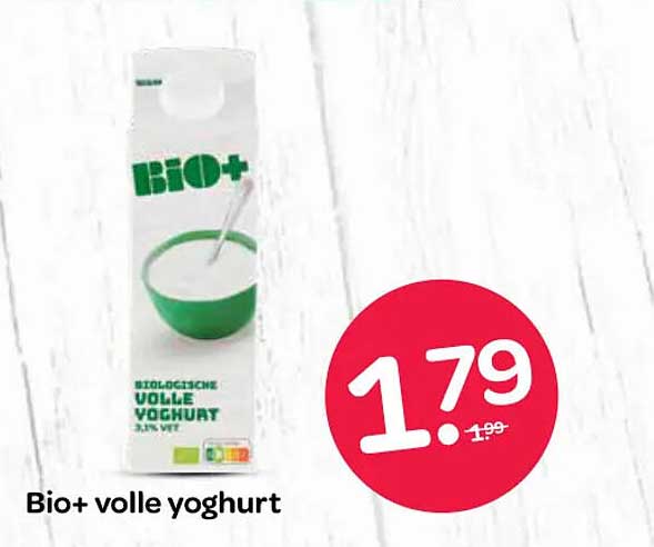 Bio+ volle yoghurt