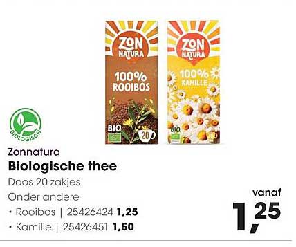 Biologische thee