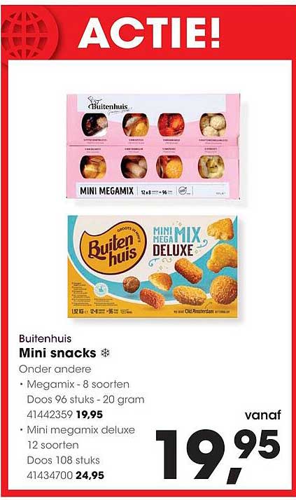 Buitenhuis Mini snacks