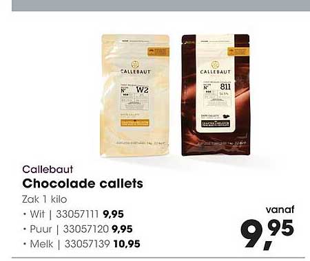 Callebaut Chocolade callets