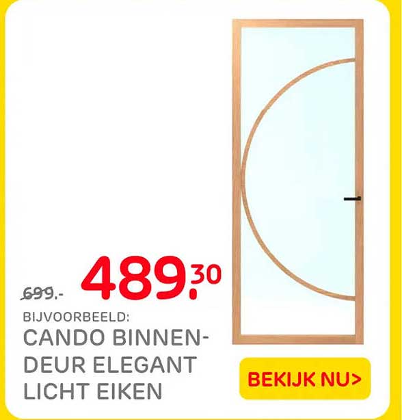 CANDO BINNEN-DEUR ELEGANT LICHT EIKEN