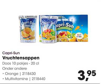 Capri-Sun Vruchtensappen