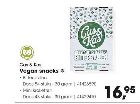 Cas & Kas Vegan snacks