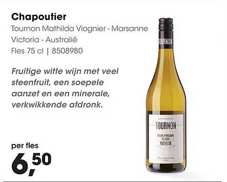 Chapoutier Touron Mathilda Viognier - Marsanne Victoria - Australië