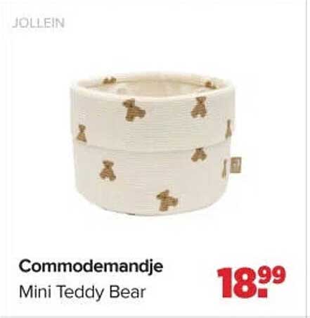 Commodemandje Mini Teddy Bear