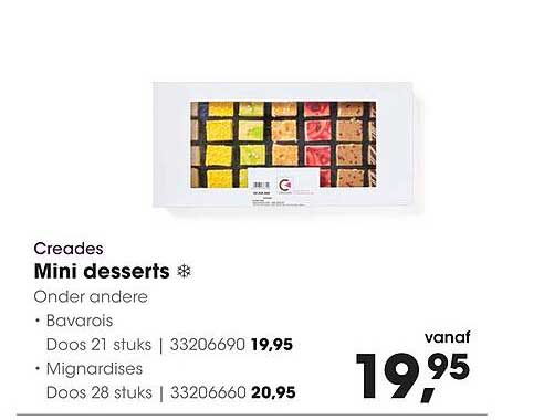 Credes Mini desserts