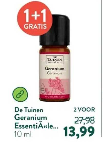 De Tuinen Geranium Essentiële... 1+1 GRATIS