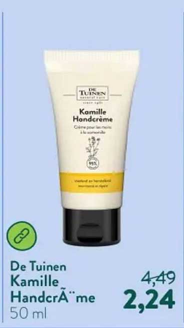 De Tuinen Kamille Handcrème 50 ml