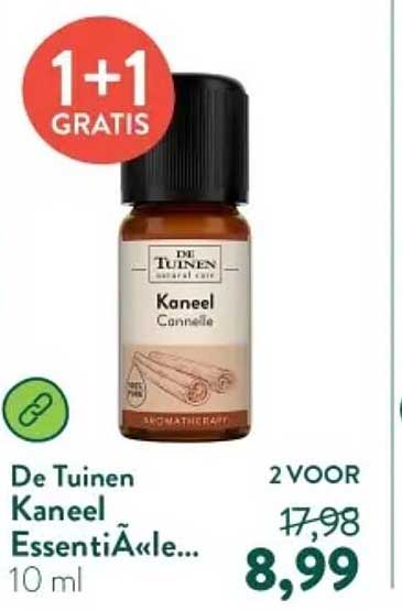 De Tuinen Kaneel Essentiële... 1+1 GRATIS