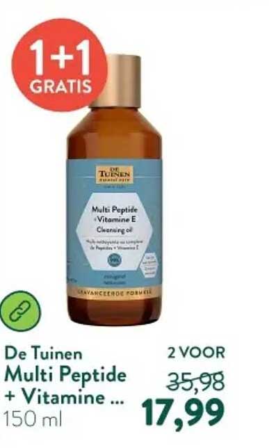 De Tuinen Multi Peptide + Vitamine ... 150 ml 1+1 gratis