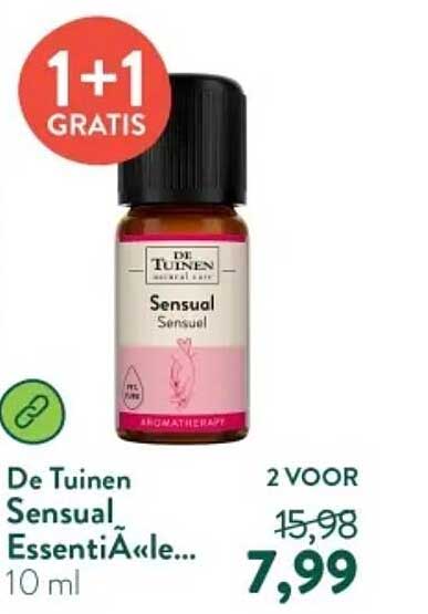 De Tuinen Sensual Essentiëkle... 1+1 GRATIS