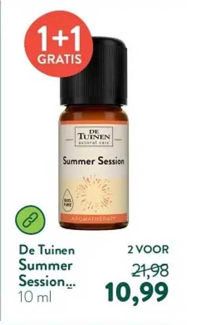De Tuinen Summer Session... 1+1 gratis