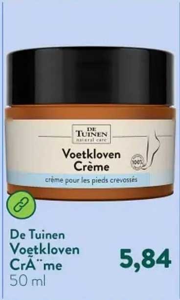 De Tuinen Voetkloven Crème 50 ml