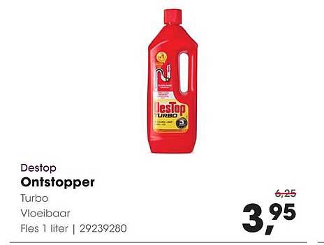 Destop Ontstopper Turbo Vloeibaar Fles 1 liter